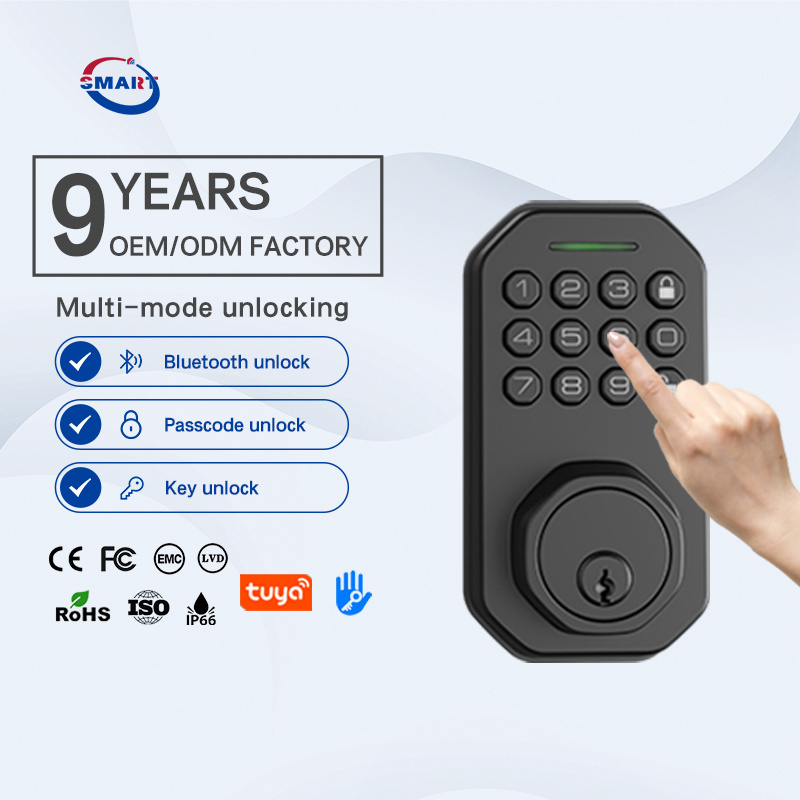 Wholesale Security Smart Deadbolt Lock Keypad Digital Smart Door Lock Tuya App Ble Digital Lock For Home