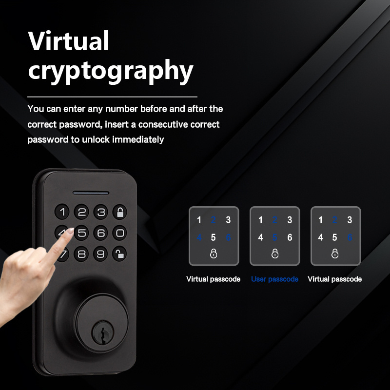 Safety Model Smart Home Usb Port Lock Digital Tuya Intelligente Cerradura Waterproof outdoor Lock