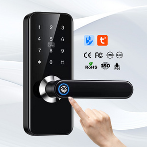 Keyless Security TTlock Tuya Biometric Digital Fingerprint Wifi Smart Lock for sliding door