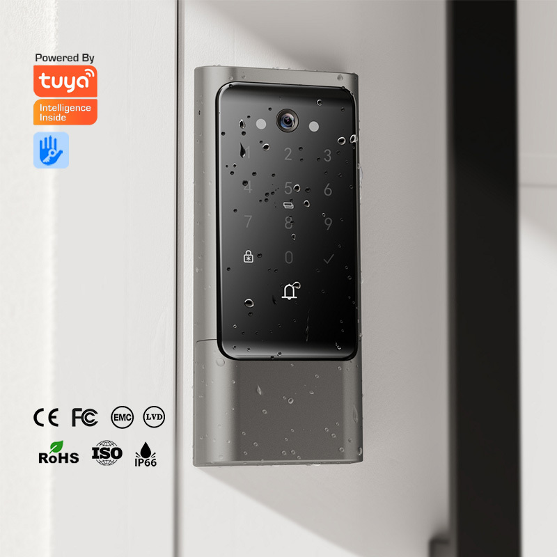 Waterproof Safety Intelligente Lock Electric App Tuya Outdoor Front Smart Digital Door Lock With Camera