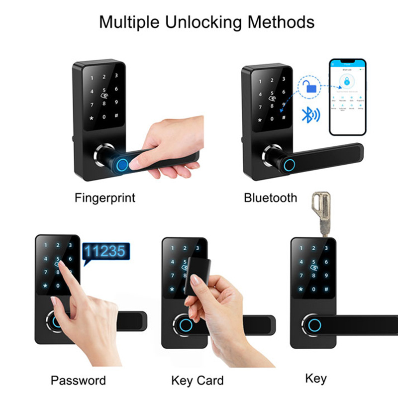 Waterproof Outdoor TT Lock App Combination Inteligentes Security Locks Front Smart Home Door Lock