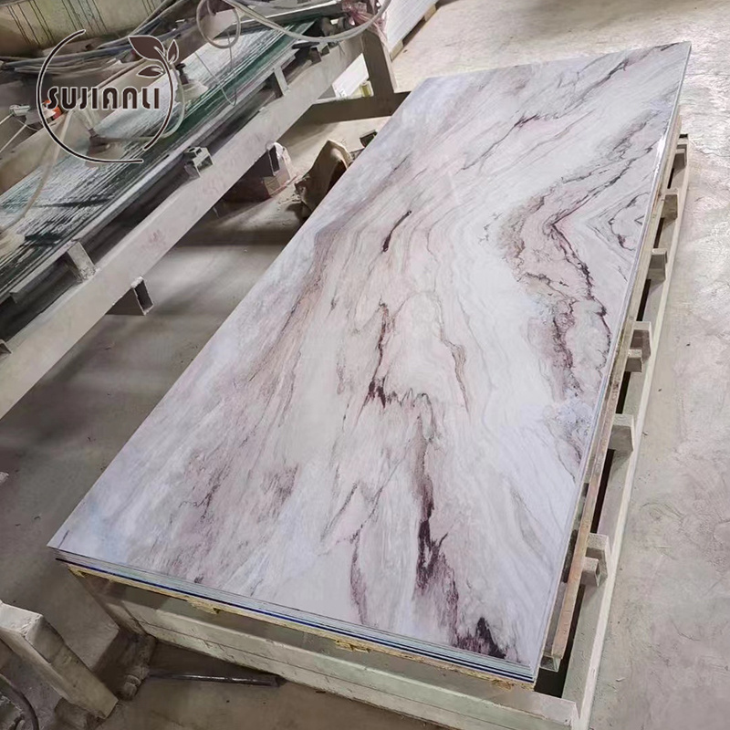 New Arrival 4x8 Marble PVC Sheet 6mm Faux Stone Wall Panels And PVC Marble Sheet