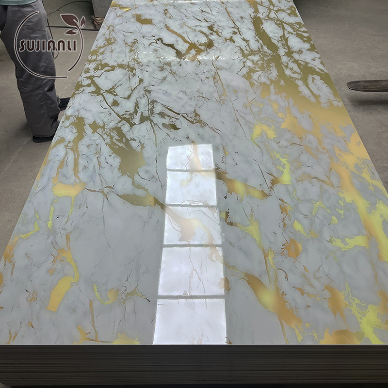 Cheap price uv marble acrylic 3d pvc sheet wall covering panel at the wholesale price