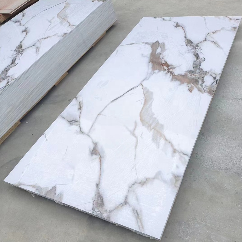 superior quality pvc marble sheet for wall decoration Marble Uv Board good price