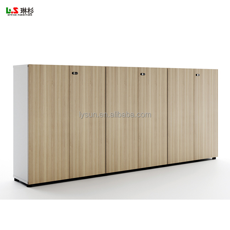 Low lock wood locker with strong practicality in wholesale office tool cabinets