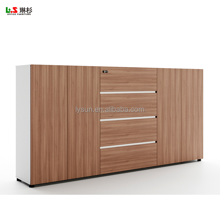 Low lock wood locker with strong practicality in wholesale office tool cabinets