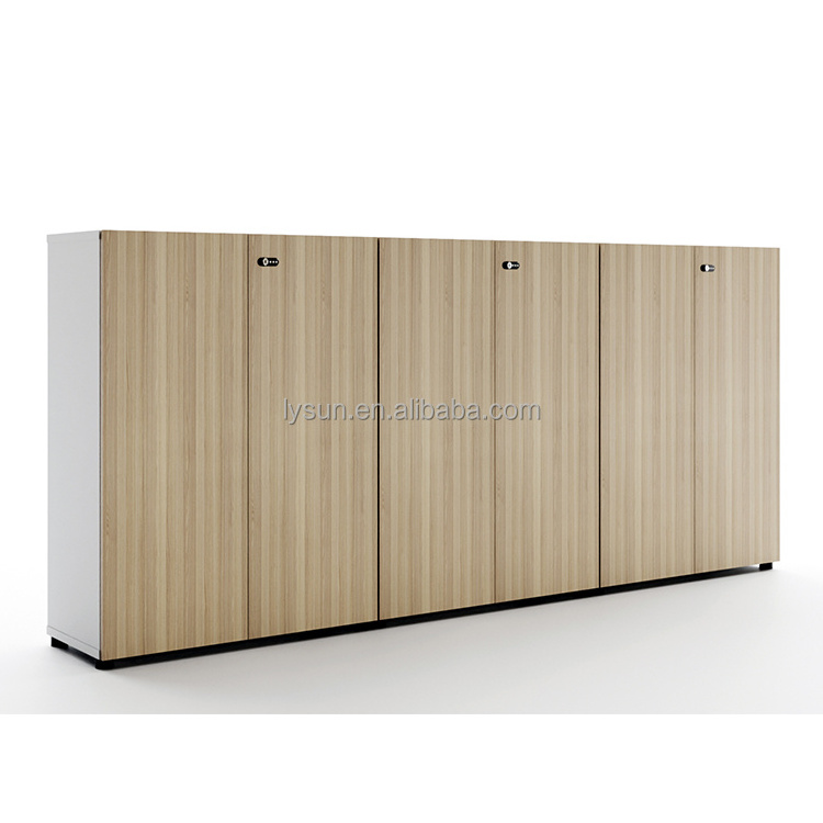 Low lock wood locker with strong practicality in wholesale office tool cabinets