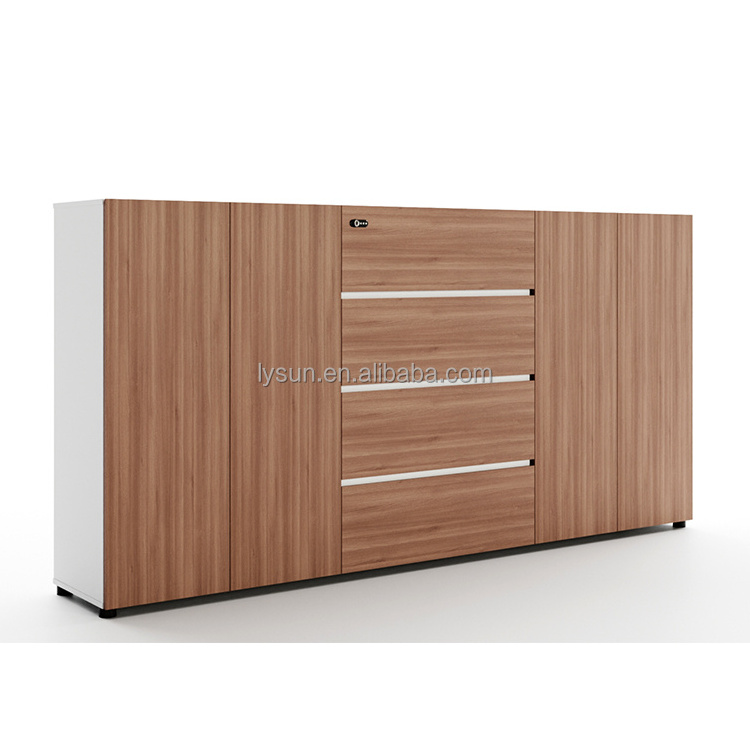 Low lock wood locker with strong practicality in wholesale office tool cabinets