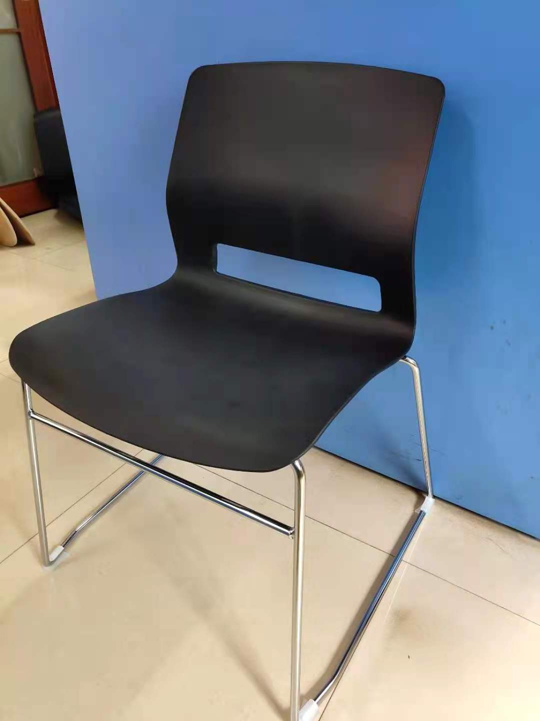 Best-selling cheap minimalist plastic steel chair hotel conference meeting stackable modern chairs