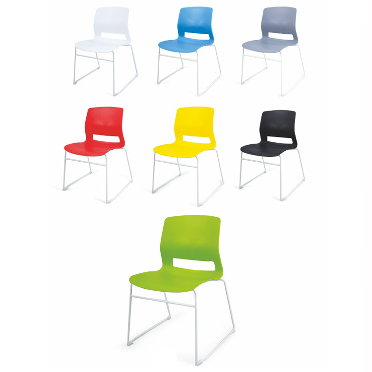 Best-selling cheap minimalist plastic steel chair hotel conference meeting stackable modern chairs