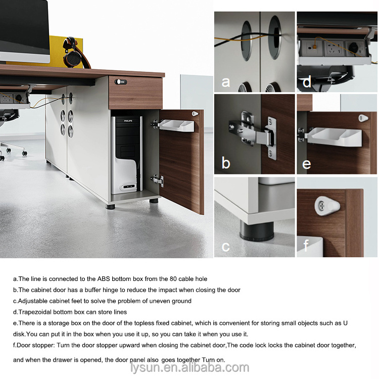 commercial furniture staff cubicle modern 4 people office desk call centre work station