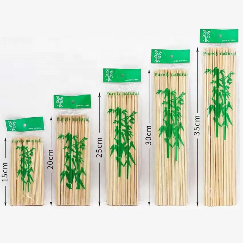 China Wholesale Disposable Round Bamboo Barbecue Sticks For Bbq Kites Barbecue Skewer Bbq Skewers