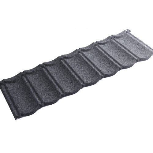 Sand coated heat resistant and waterproof metal roofing sheet and tiles material