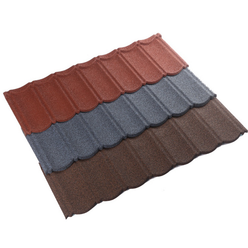 Waterproof roofing sheet stone coated roofing metal tile for Building Roofing Materials