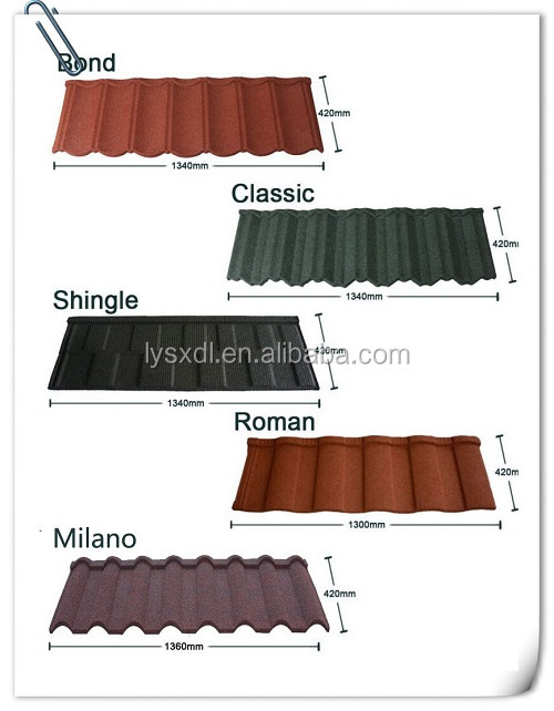 color roof price philippines,cheap roofing shingles/stone coated steel roofing tile turkey