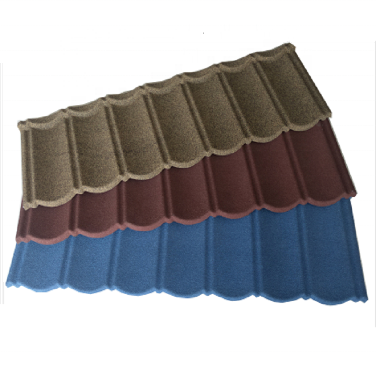 Waterproof roofing sheet stone coated roofing metal tile for Building Roofing Materials