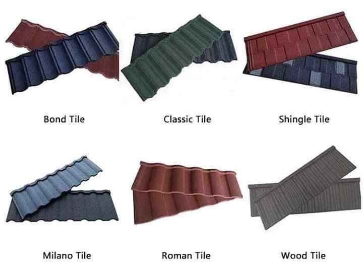 Stone coated zinc aluminium roofing sheets in Jamaica / tiles roofing