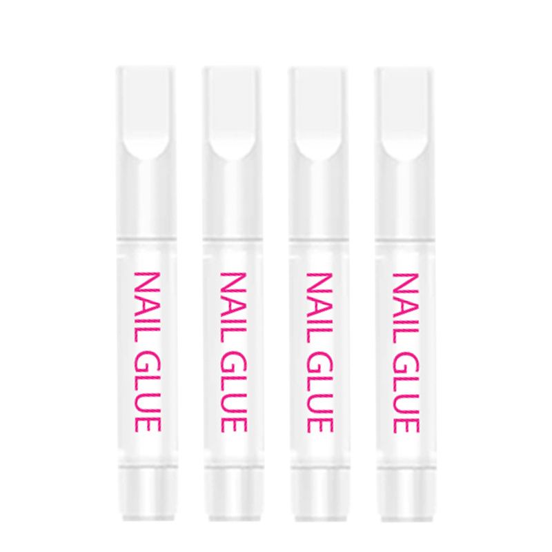 Customized Logo 2g Mini Pink long lasting Nail Glue Professional Quality for Press on Nail Tips Quick Dry for Nail Art