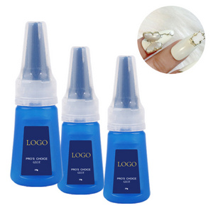 Modern Design 20g Press On Nail Glue Easy To Handle Mail Tips And Glue Gel Nail Kit Brush on 401 Nail Glue