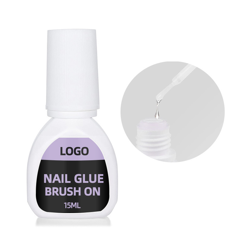 Best Price Jelly Glue For Nails Uv Gel Long Lasting Nail Tips Glue Custom 15ml Nontoxic Glue For Press On Nail