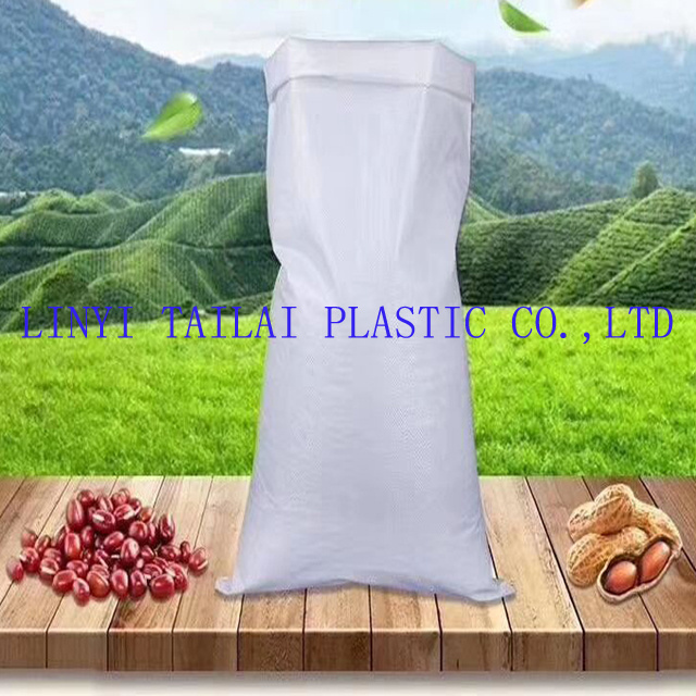 Wholesale 25kg, 50kg polypropylene woven empty raffia bags pp woven sack for rice, flour, sugar