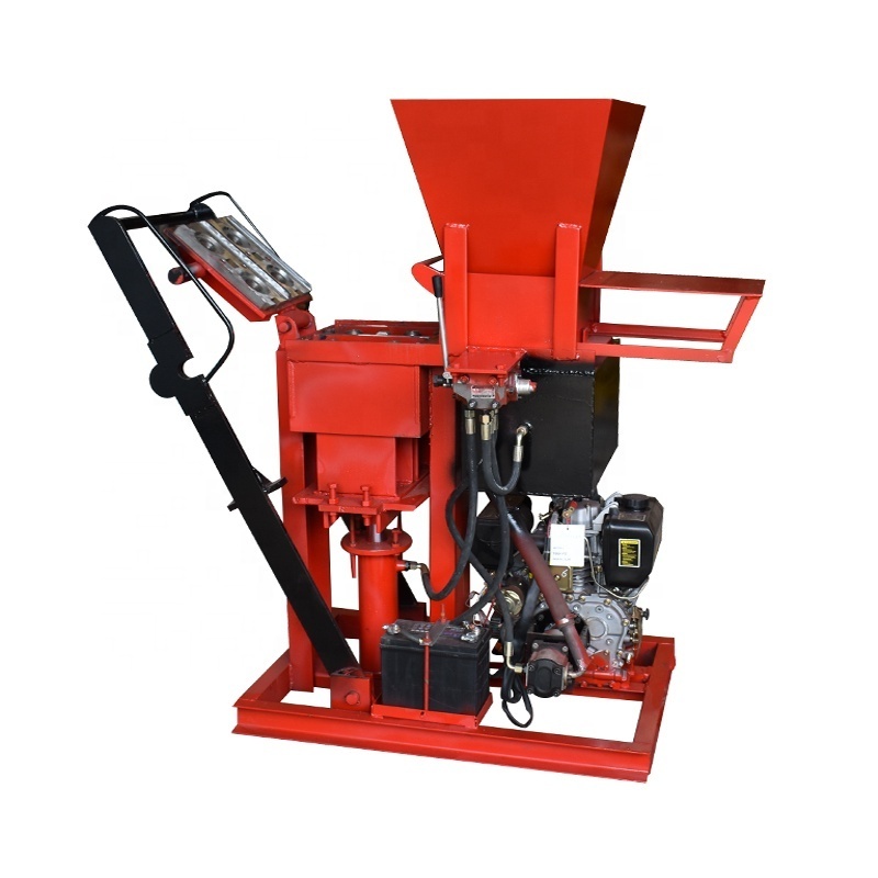 Long Service Life Interlock Manual Block Making Hydraulic Press Brick Machine