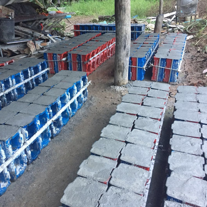 concrete interlocking block molds