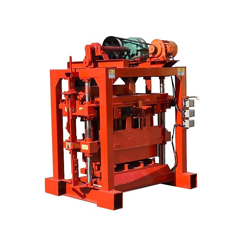 lowest price brazil small gypsum breeze blocking cement brick machinery concrete interlocking block making machine