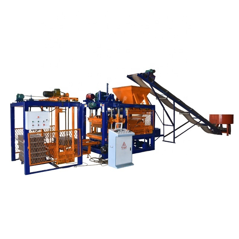 QT4-25 hollow block making machine building block making machine concrete block making machine