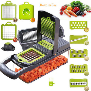 Top Seller Kitchen Accessories 12 in 1 Food Cutter Veggie Onion Chopper Mandoline Slicer Multifunctional Vegetable Cutter