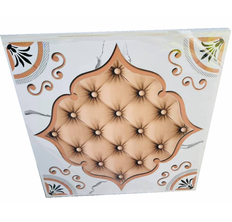 ceiling pvc roof ceiling pvc suspended ceiling tiles pvc hot stamping plastic panel Linyi supplier with pop designs and top qual