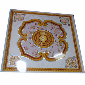 PVC tiles suspended ceiling panel pvc false ceiling plastic board with popular designs factory newest price