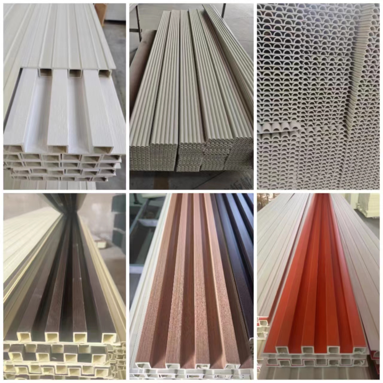 2023 Design Plastic Wall Panels WPC Interior Decorative Flute Interior Wall Panels Boards Wallpaper/Wall Panels