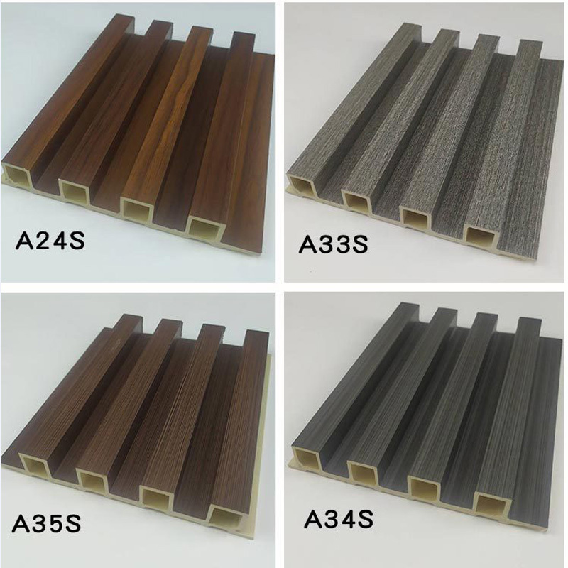 Wpc Wood Interior Decoration Fluted Wall Panels Decorative Wood ...