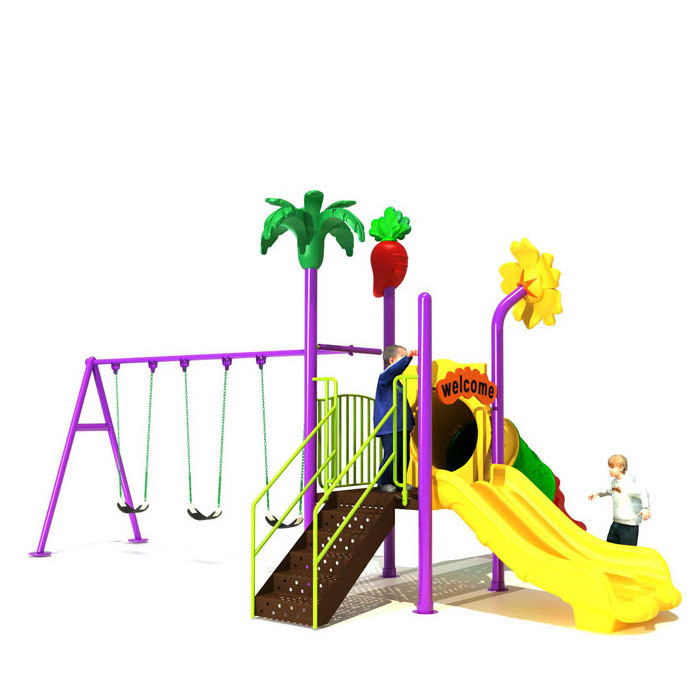 Customized outdoor playground equipment accessories plastic swimming pool slide