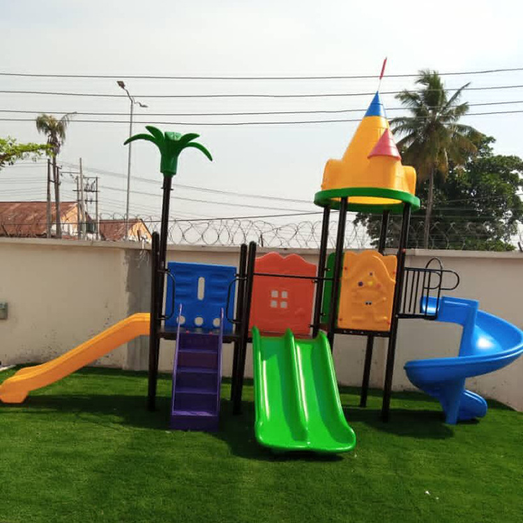 Kids outdoor playground used commercial playground equipment sale