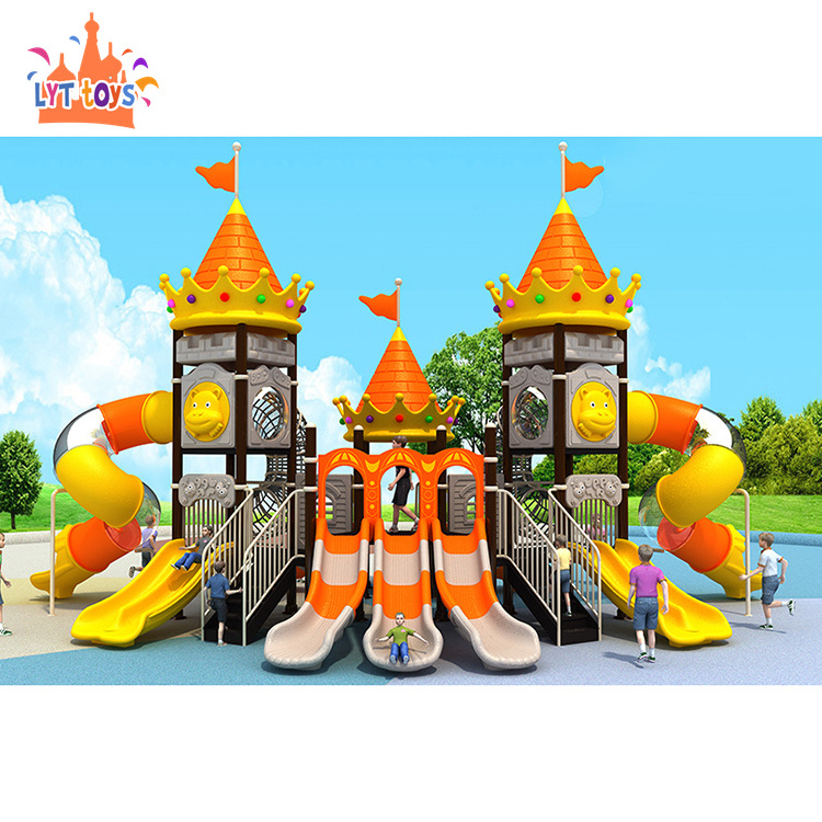 Commercial Plastic Playground Slide Cover Tube Slide Outdoor Rubber Mat Playground For Kids