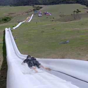 White long color slip and slide for kids and adult giant water slide