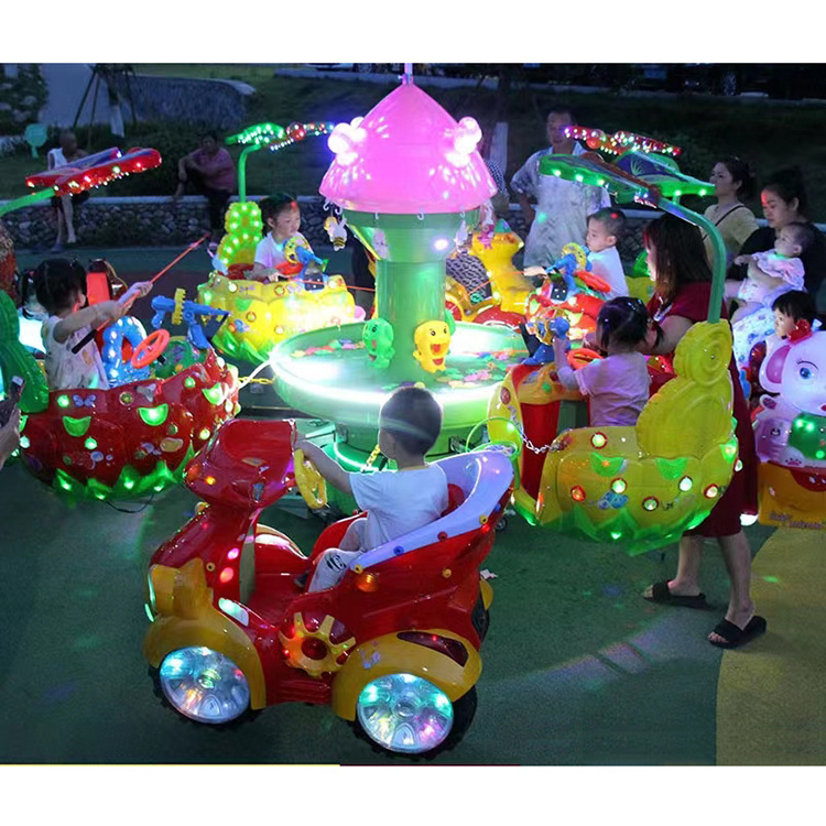 Funny low price carousel electric carousel horses thrilling ride amusement park rides for kids