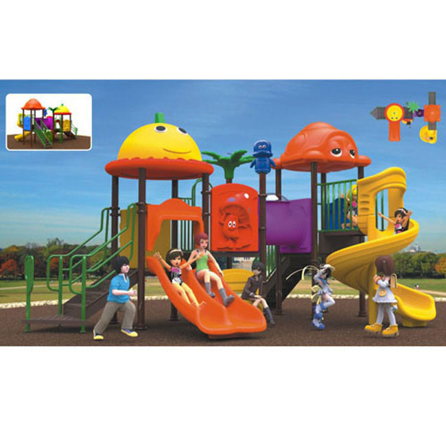 Home indoor small swing kids safety castle plastic pool water slide