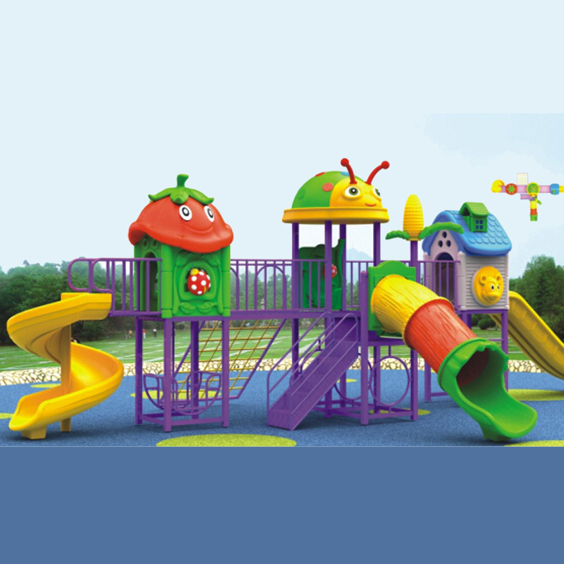 Custom set swings outdoor play kindergarten toys playground equipment slides