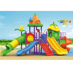 Custom set swings outdoor play kindergarten toys playground equipment slides