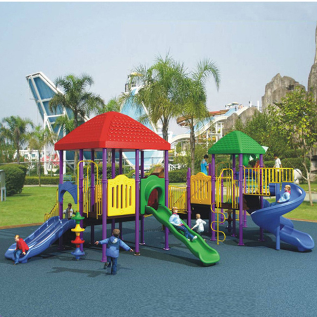 Custom set swings outdoor play kindergarten toys playground equipment slides