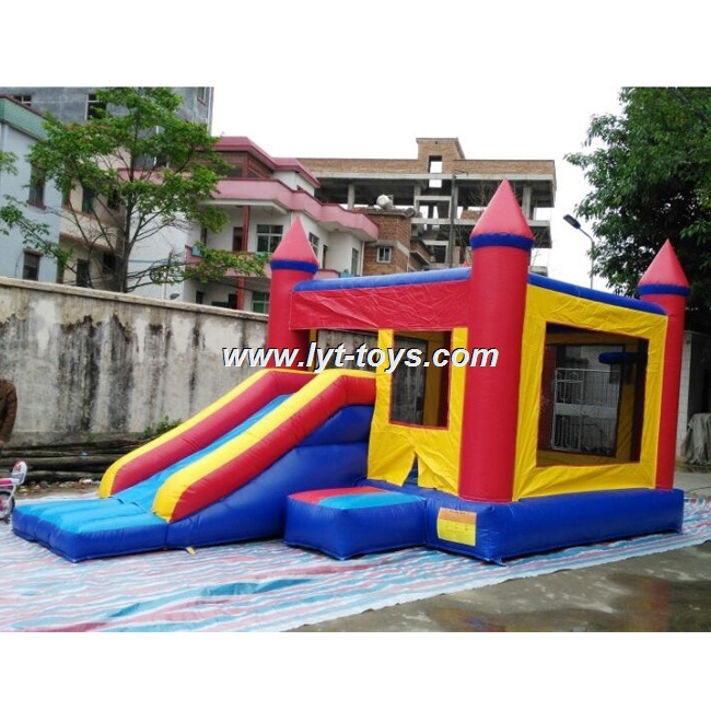 Inflatable Commercial Castle Bounce House with Slide Unisex Adult and Kids Inflatable Bouncy Balloon House