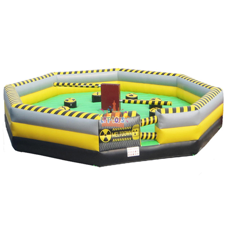 New Inflatable Sports Games Meltdown Rodeo Riding Machine Inflatable Wipeout