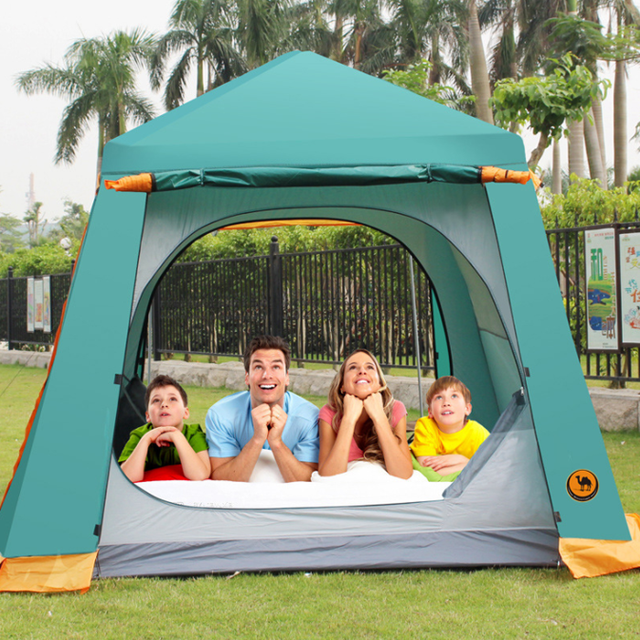 Summer beach family 5-8 person automatic set up tent camping outdoor waterproof