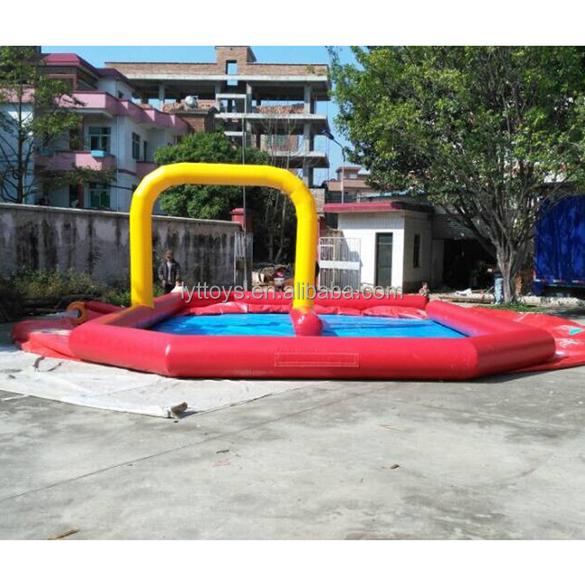 Customized inflatable zorb ball race go kart track for sale