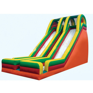 Customized children outdoor 22ft adult twist 30 foot tall inflatable water slide