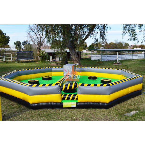 New Inflatable Sports Games Meltdown Rodeo Riding Machine Inflatable Wipeout