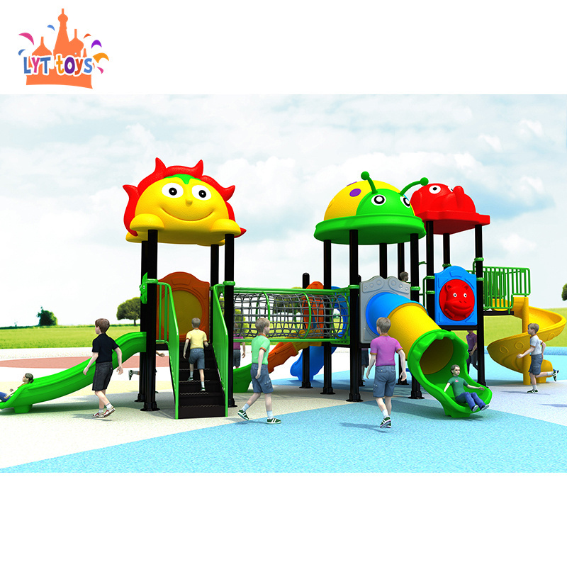 Commercial Plastic Playground Slide Cover Tube Slide Outdoor Rubber Mat Playground For Kids